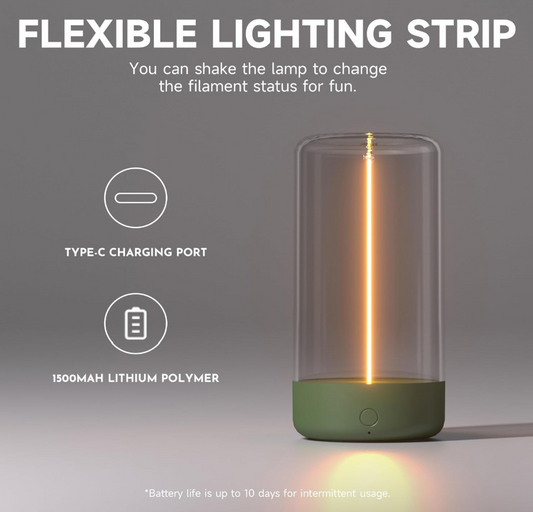 Magnetic lamp light